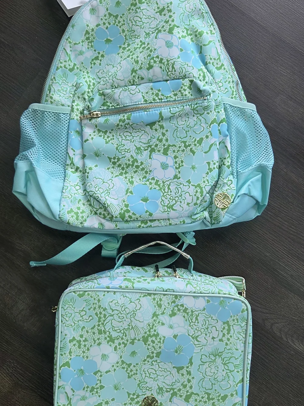 New Lilly Pultizer Bookbag & Lunchbox Set
